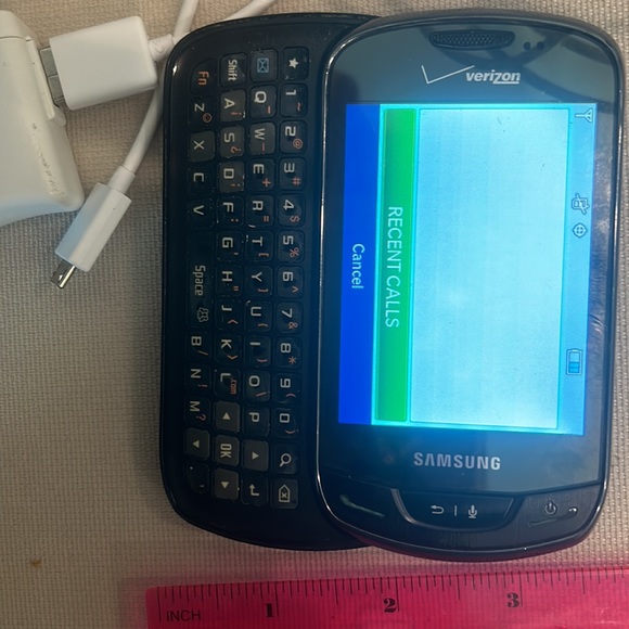 Samsung Brightside U380 Verizon Cell Phone Y2K Side Slide Keyboard w/Charger - Picture 7 of 12